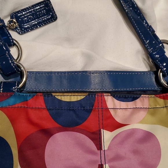 COACH SATIN SIGNATURE BEAUTIFUL SATCHEL - Picture 8 of 8